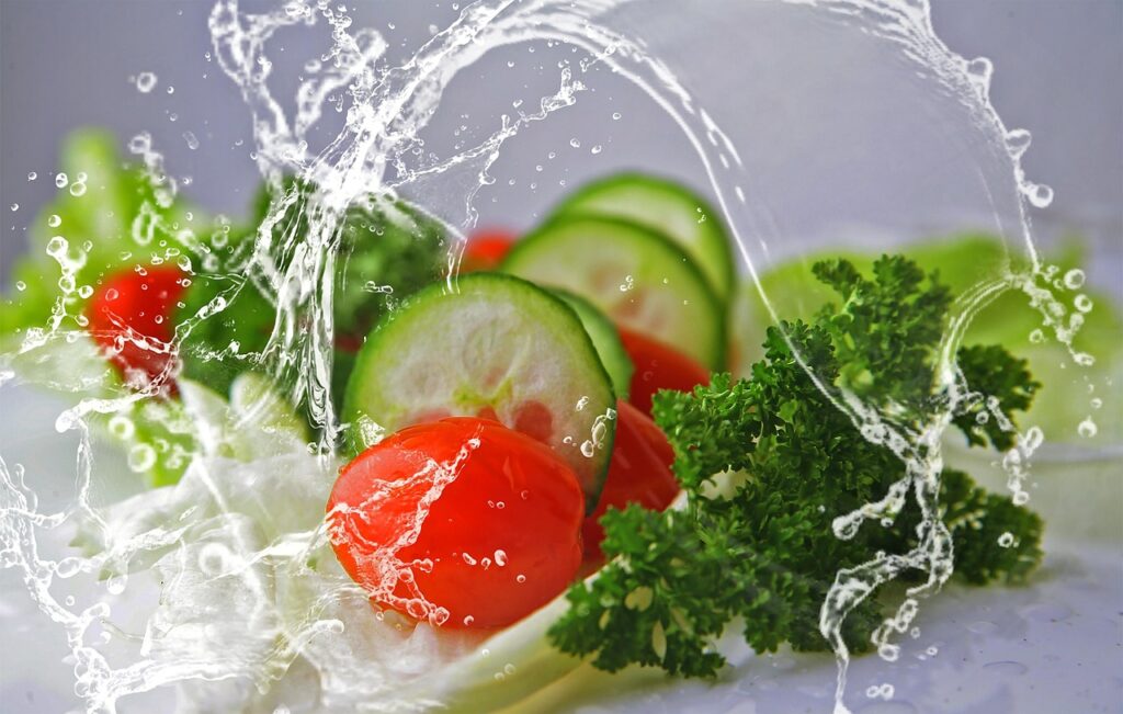 meal, salad, cucumbers, food, leaves, tomatoes, mixed, water, fresh, healthy, nourishment, nature, vitamins, vegetarian, lettuce, bio, yummy, mixed salad, lettuce leaves, green vegetables, salad, food, food, food, food, food